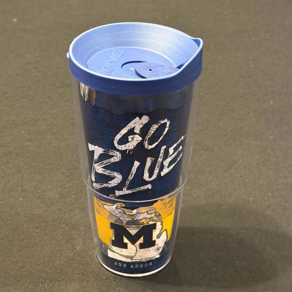 Tervis University of Michigan Wolverines 'Go Blue' Insulated 24oz Tumbler w/ Lid